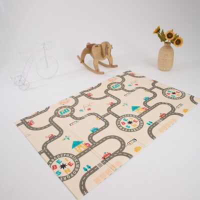 Katlanabilir Çift Taraflı Oyun Matı-Oyun Halısı 130x200x1cm (TAŞIMA ÇANTALI) - Görsel 2